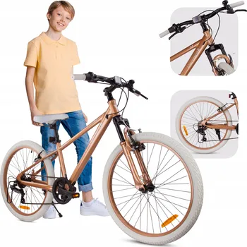 Dětské kolo Kolo Sun Baby 24 palců VerdantRowancappuccino, rám 13 palců, béžové