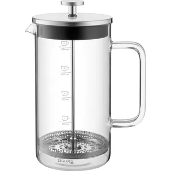 Konvice na čaj Siguro French press Sunday Morning, 1l