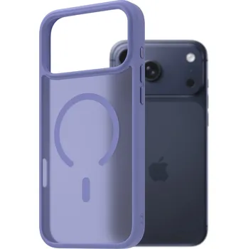 Pouzdro na mobilní telefon AlzaGuard Matte Case Compatible with MagSafe pro iPhone 17 Pro Max světle fialový