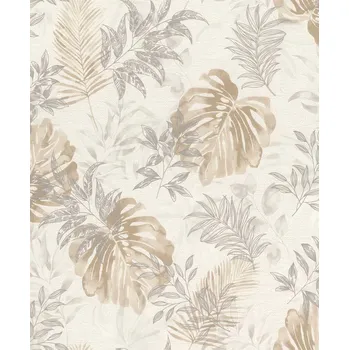 Tapeta RASCH | Vliesová tapeta na zeď My Moments 320619 | 0,53 x 10,05 m | bílá, šedá + Bílá, šedá vliesová tapeta na stěnu 320619 v rozměru 0,53 x 10,05 m