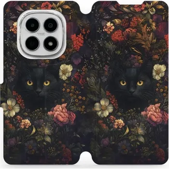 Mobiwear Flip pouzdro pro Xiaomi Redmi Note 15 4G temné kočky