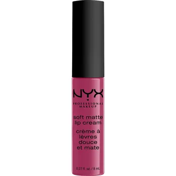 Kosmetika NYX PROFESSIONAL MAKEUP Soft Matte Lip Cream 18 Prague matná tekutá rtěnka, 8 ml