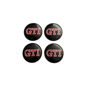 Tuning MJakes středové krytky kol GTI 65 mm pro vozy VW VOLKSWAGEN GTI