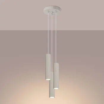 Brilagi - LED Lustr na lanku CRESTO 3xGU10/10W/230V krémová