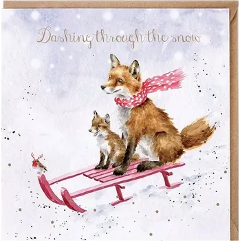 Wrendale Designs Vánoční lišky