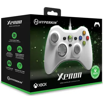 Gamepad Hyperkin Xenon Wired Controller (White) Officially Licensed by Xbox