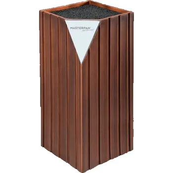 Stojan na nože Masterpan Kuchyňský stojan na nože - hedvábně měděný design, 22 cm