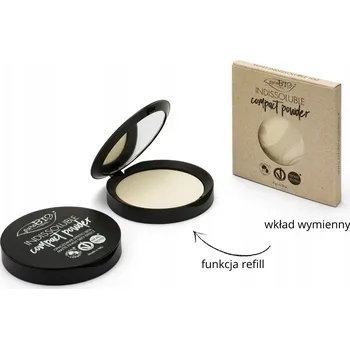 Pudr Pudr puroBIO kompaktní lisovaný transparentní T00 - vyměnitelná náplň