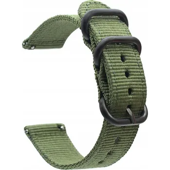 Řemínek na hodinky Řemínek Spacecase pro Garmin 6mm zelený