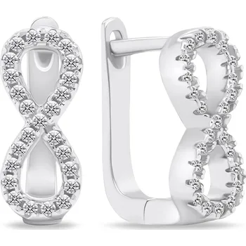 Oblečení a móda Brilio Silver EA658W Nekonečno (Ag 925/1000, 2,9 g)