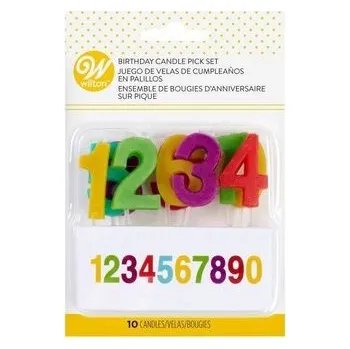 Svíčka Sada svíček - čísla - Wilton