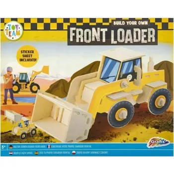 ostatní stavebnice Dřevěná 3D stavebnice – Koparka