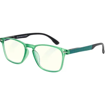Počítačové brýle GLASSA Blue Light Blocking Glasses PCG 029, +2,00 dio, černo zelené