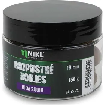 Boilies Nikl Rozpustné boilies Giga Squid 150 g 14 mm