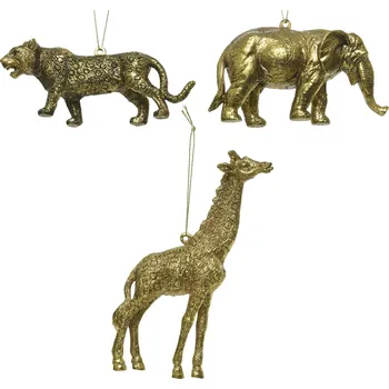Vánoce TRENDS & TRADE Závěsná ozdoba - Zlaté zvířátko, 1 ks