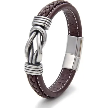 Náramek Predator Q1 Sentinel pánský náramek hnědý 25 cm