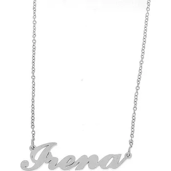 Náramek Ewena Řetízek z oceli se jménem Irena stříbrný