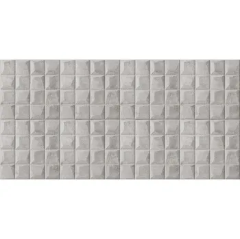 HCS deco 3D samolepicí stěnové panely, šedé kostky, samet / velvet