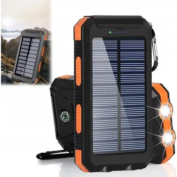 Powerbanka Solární powerbanka s kapacitou 26800 mAh, voděodolná, 55W rychlé nabíjení, LED
