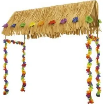 FUNNYFASHION Tiki stříška na bar, hawaii, 140 × 56 × 142 cm