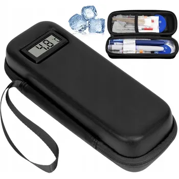 TERMO TAŠKA NA LÉKY S UKAZATELEM TEPLOTY, KOMPAKTNÍ CHLADICÍ BOX