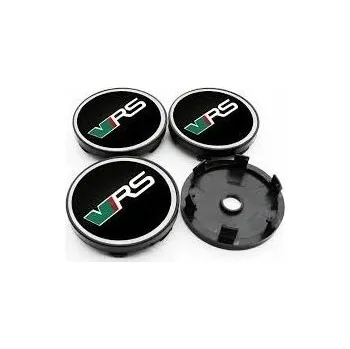 Tuning MJakes středové krytky kol VRS 60 mm černé pro vozy ŠKODA