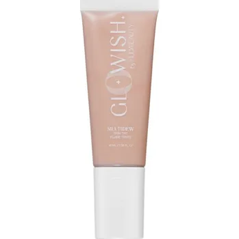 Huda Beauty MultiDew Skin Tint rozjasňující tónovací krém s hydratačním účinkem odstín Medium Tan 40 ml