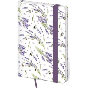 Diář Helma Vario týdenní Lavender 2026, kapesní, 9 × 14 cm