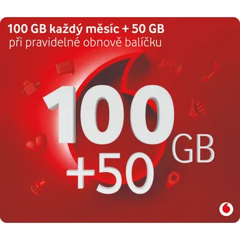 Vodafone GIGA Karta 100GB (e-sim)