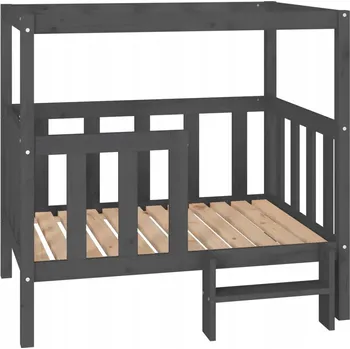 Pelíšek pro psa Pelíšek pro psa, šedý, 105,5x83,5x100 cm, masivní d