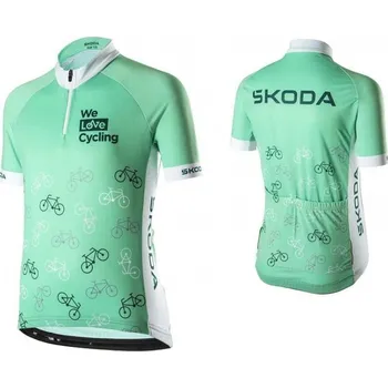 cyklistický dres Škoda dětský cyklistický dres 110-116