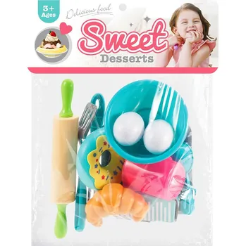 Dětská kuchyňka Vizopol Sada nádobí s válečkem - v sáčku, 37 × 26 × 5 cm