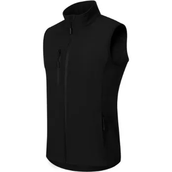 Pánská casual bunda Malfini Trail Softshellová vesta pánská černá 4XL
