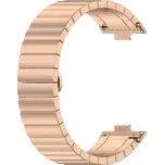 Drakero Kovový zlato-růžový pro Huawei Watch Fit 3, 4 a 4 Pro