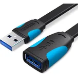 Vention USB3.0 Male to Female Extension Cable FLAT 3m Black