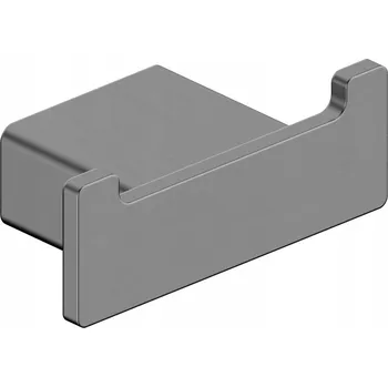 Věšák KFA VĚŠÁK KOUPELNOVÝ BODOVÝ DVOJITÝ, PVD GUN METAL GREY