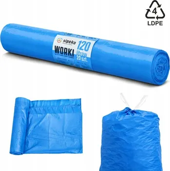 Pytle na odpadky Sáčky na odpadky na papír Sipeko 120 l 20 ks