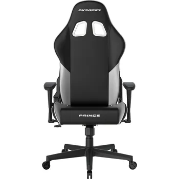 Herní židle DXRacer PRINCE černo-bílá, koženka