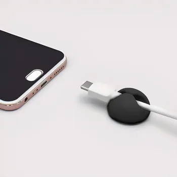 kabelová chránička 5 ks Nalepovací držáky na kabely - černý