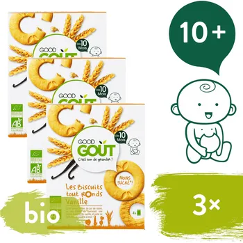 Good Gout BIO Vanilková kolečka 3× 80 g