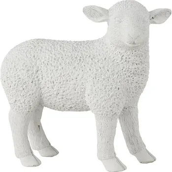 Velikonoční dekorace LENE BJERRE Velikonoční dekorace - Ovečka stojící bílá, 10 x 11 cm
