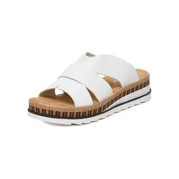 Dámské pantofle Nazouváky Rieker CEO-V7989-80 Bílá 39