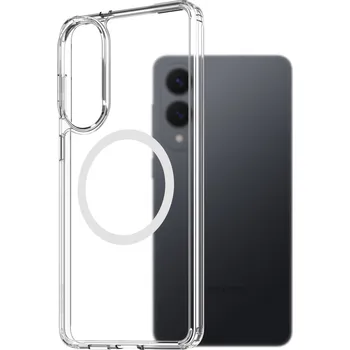 Pouzdro na mobilní telefon AlzaGuard Crystal Clear TPU Case Compatible with Magsafe pro Samsung Galaxy S25 EDGE
