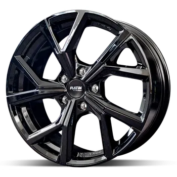Alu kolo Alu disk Platin P115 FullBlack 6,5x17 5x112 ET46 černý lesklý