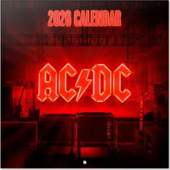 Diář Hudba: AC/DC - Nástěnný kalendář 2026