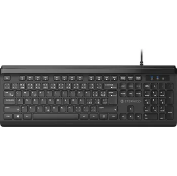 Klávesnice Eternico Home Keyboard Wired KD2020 černá - CZ/SK