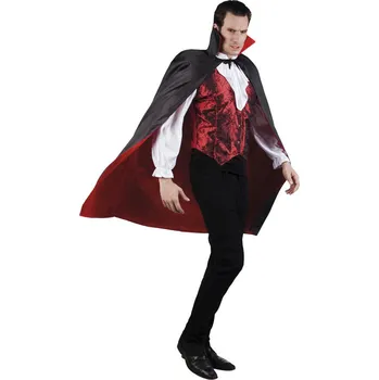 Karnevalový doplněk Boland Plášť oboustranný černo červený