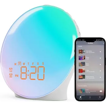 Budík LuDream Světelný budík Vela - Tuya app