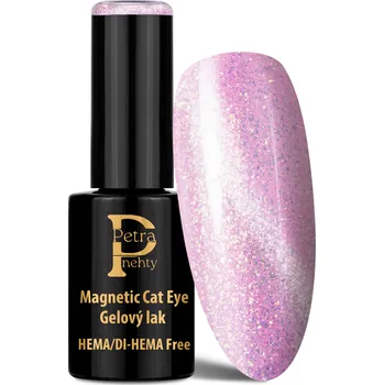 Lak na nehty Petra nehty Magnetic Cat Eye Gel lak 4. Pink Amethyst 5g HEMA Free