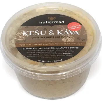 Nutspread Kešu máslo s kávou 1 kg